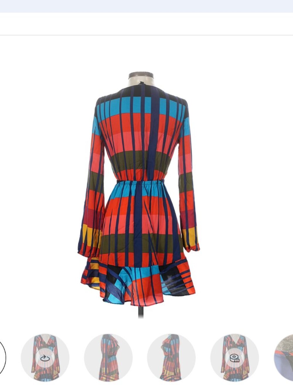 Express Wrap Mini Dress - Picture 3 of 4